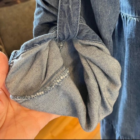 Velvet Heart Denim Dress - Picture 5 of 5